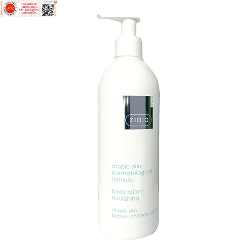 Nhũ tương mượt da toàn thân Ziaja Med Atopic Skin Dermatological Formula Body Lotion Nourishing