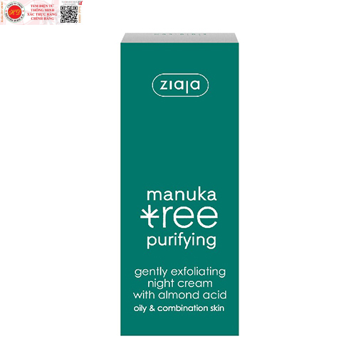 Kem dưỡng Đêm dành cho da dầu và da mụn Manuka Tree Purifying Gently Exfoliating Night Cream
