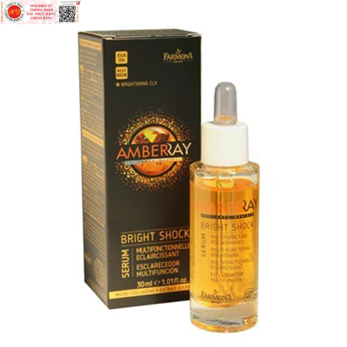 Tinh chất dưỡng trắng Amberray Bright shock multi-functional whitening serum
