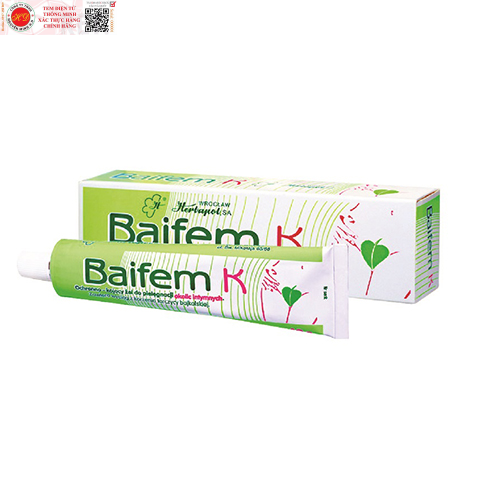 GEL hoàng cầm bảo vệ da nhạy cảm-diệu nhẹ BAIFEM K