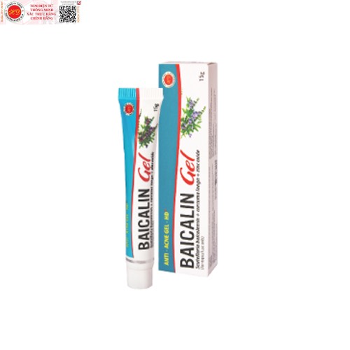 Gel trị mụn mờ thâm-liền sẹo BAICALIN GEL
